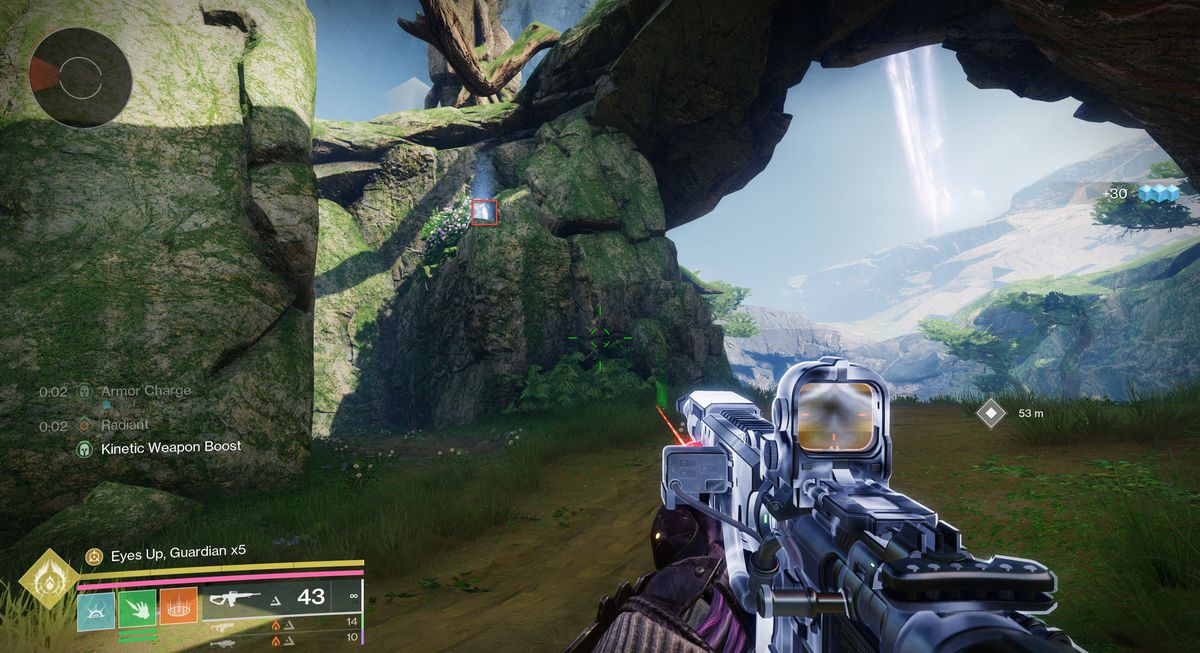 An image showing a Feather of Light in Destiny 2