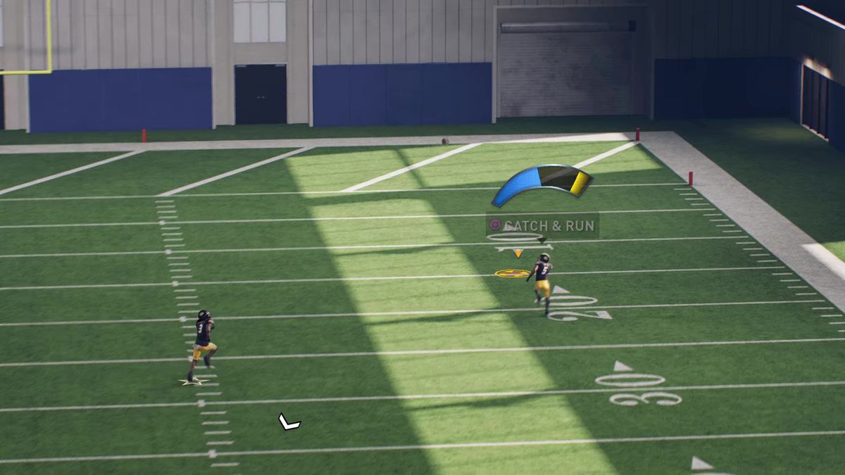 A player for the Mizzou Tigers prepares to catch a pass in College Football 25